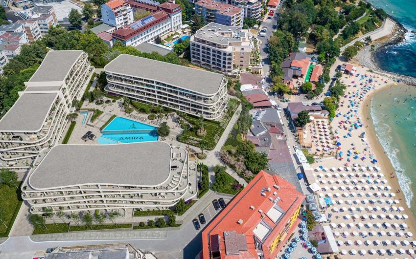 Комплекс в шаге от пляжа Несебра, 2 спальни, большая терраса - Фото 4