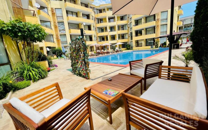 Pool view, 2 bedrooms, 93 m², Sands complex, Sunny Beach - Photo 13