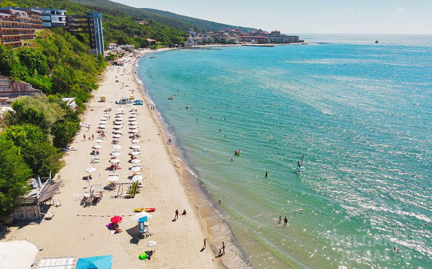 Mieszkanie z jedną sypialnią z bocznym widokiem na morze na pierwszej linii w St. Vlas ID: 3214 - Фото21