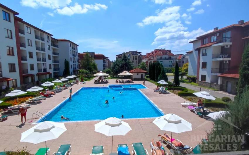 Pool view, two bedrooms and living room in Apollon complex ID: 2952 - Photo 1