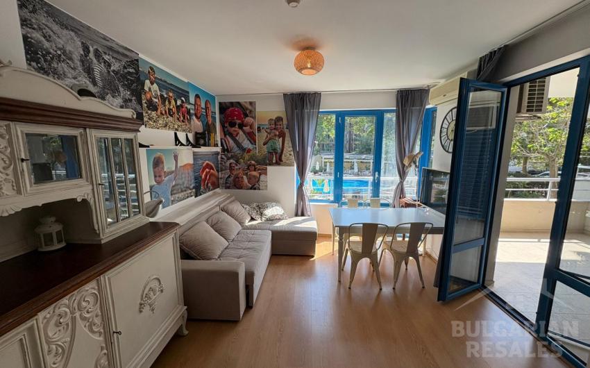 Изглед към басейна! Апартамент в комплекс до брега на морето ID: 5529 - Снимка 10