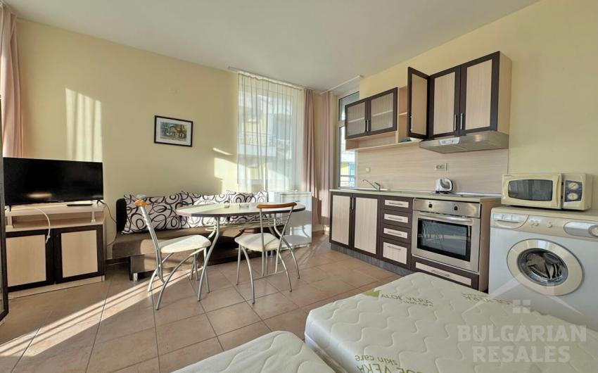 Dwupokojowe mieszkanie, 65 m² w apart hotelu „Favorit”, Słoneczny Brzeg - Фото8