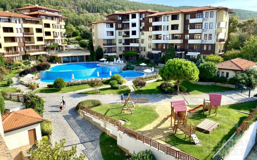 Widok na morze i basen, 2 sypialnie, kompleks „Garden of Eden”, Sveti Vlas ID: 5999 - Фото30