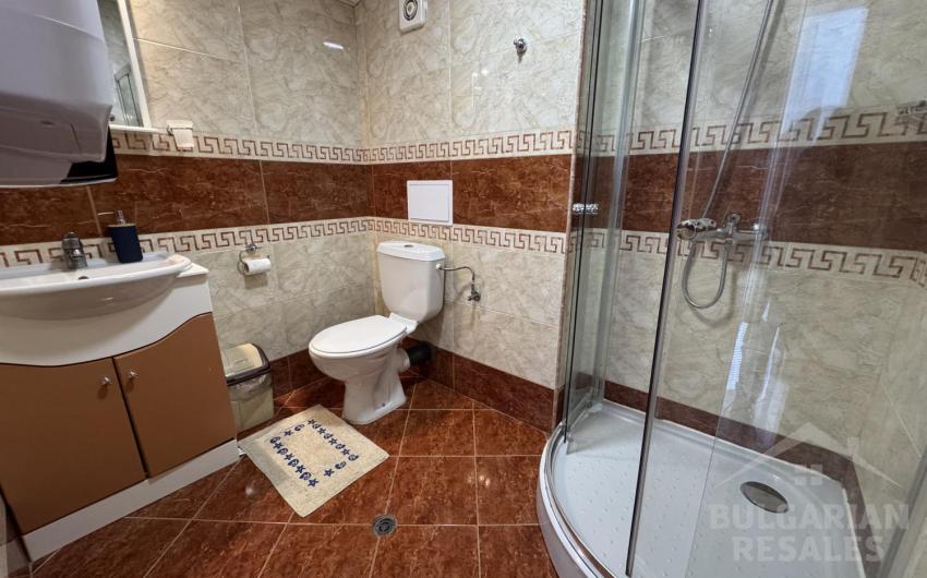 Mezzanine s 2 spálňami, výhľad na more, komplex „Green Fort“ - Фото12