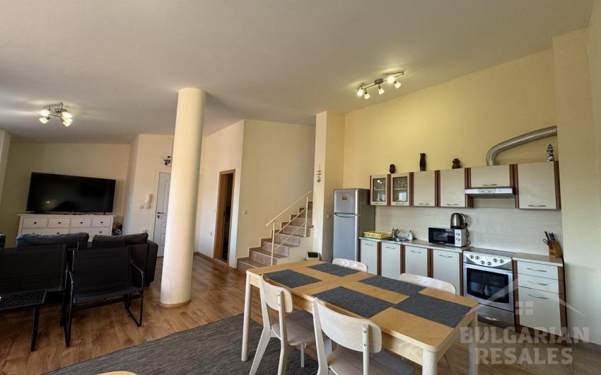 Mezzanine s 2 spálňami, výhľad na more, komplex „Green Fort“ - Фото4