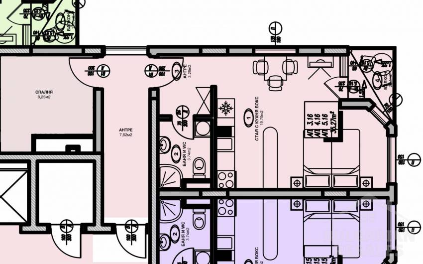 Дизайнерски ремонт, отделна спалня, нов комплекс „J'Adore Secret Garden“ ID: 5978 - Снимка 16