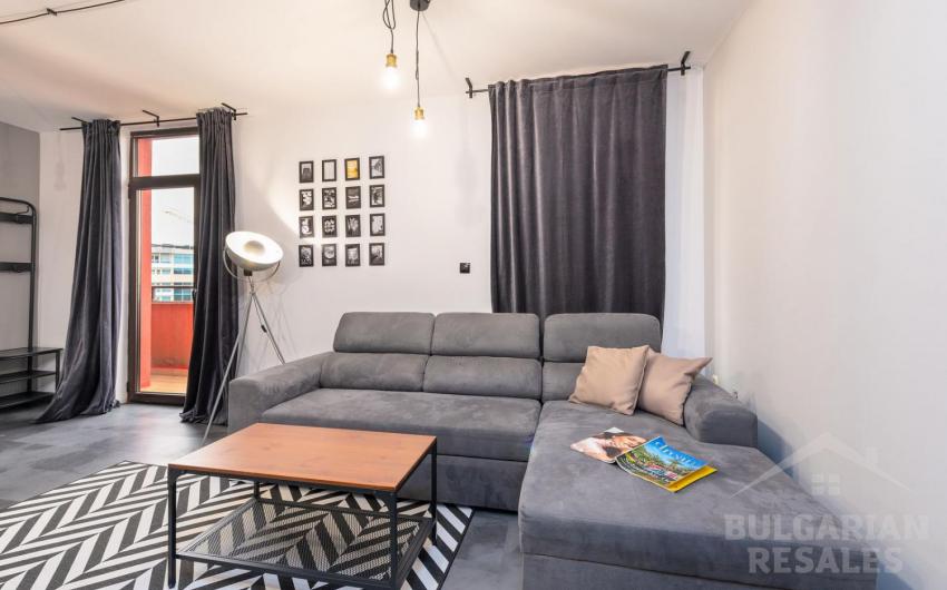 Kup apartament z designerskim remontem, apartamentowiec „Nobel”, kurort Słoneczny Brzeg. - Фото4