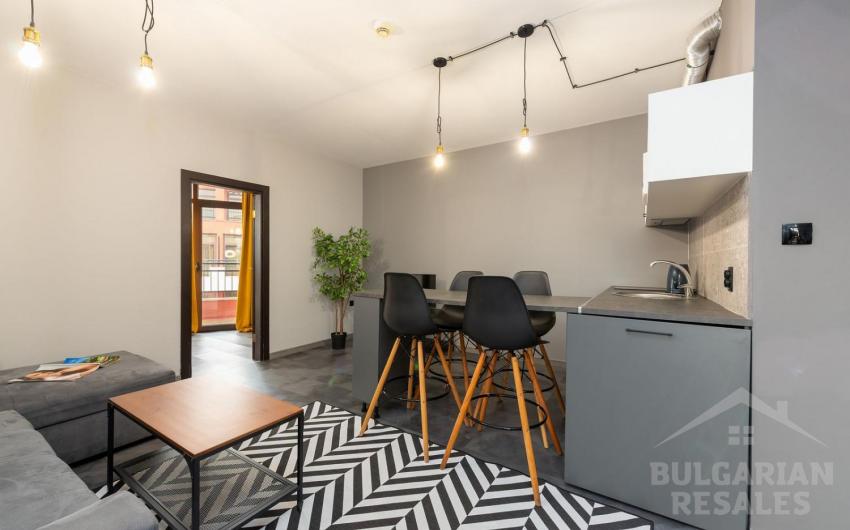 Kup apartament z designerskim remontem, apartamentowiec „Nobel”, kurort Słoneczny Brzeg. - Фото7