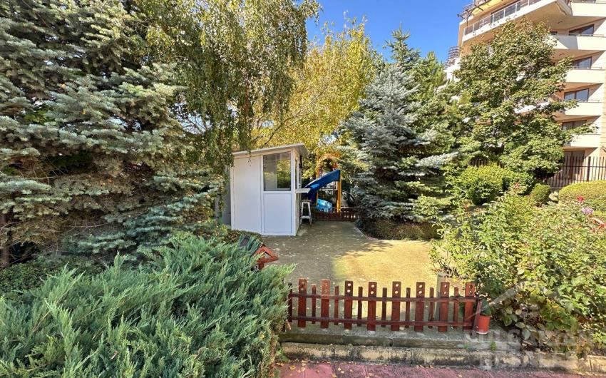 Вид на море и бассейн, 2 спальни, готовая к проживанию квартира - Фото 18