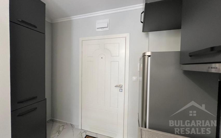 Современная студия с ремонтом, вид на море, комплекс 