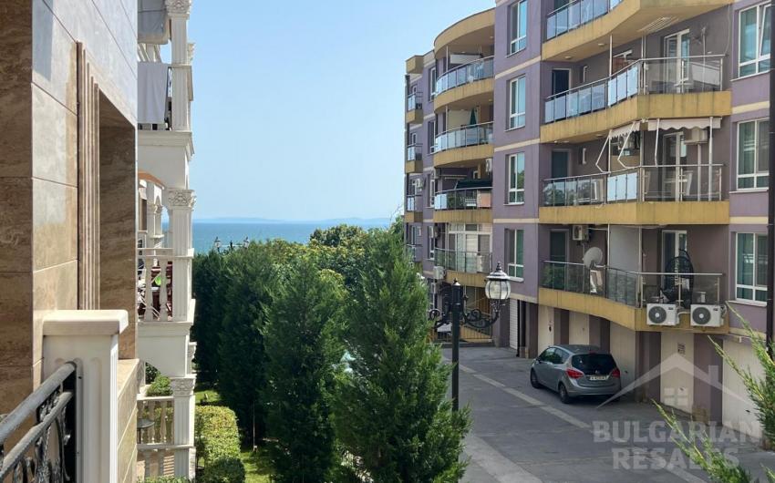 Современная студия с ремонтом, вид на море, комплекс 