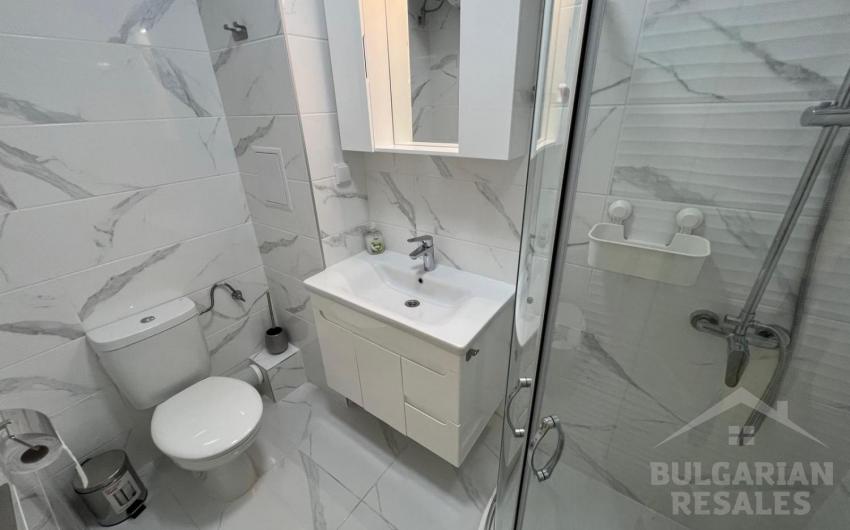 Современная студия с ремонтом, вид на море, комплекс 