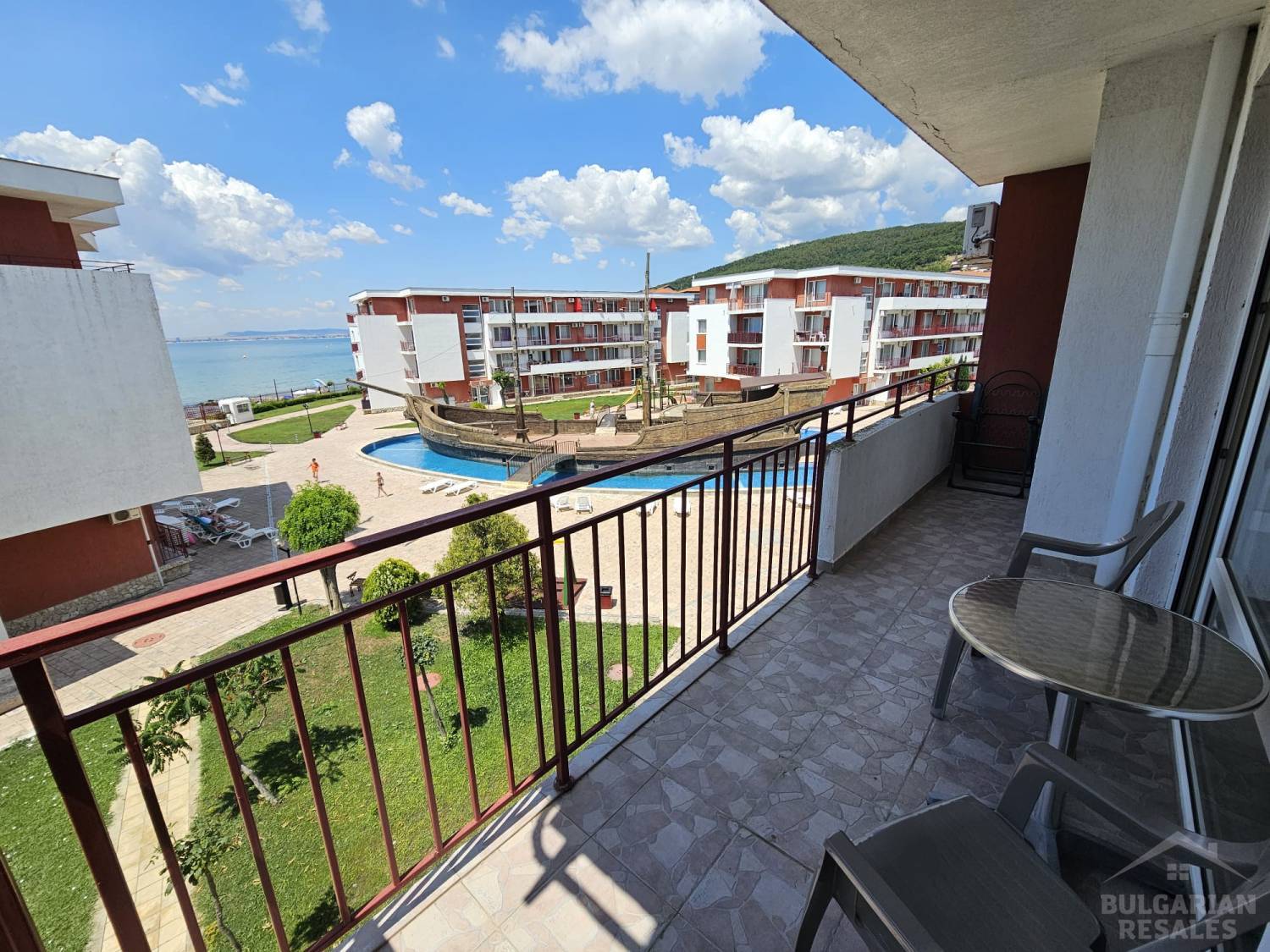 Mieszkanie w kompleksie „Privilege Fort Beach” z widokiem na morze i basen ID: 6392 - Фото4