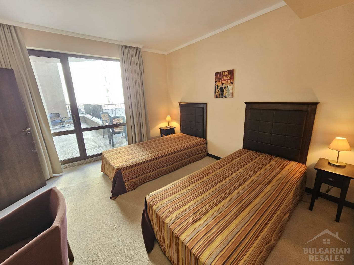 Просторный апартамент с 2 спальнями и 2 санузлами в комплексе Barcelo Royal Beach, Солнечный Берег ID: 6150 - Фото 13