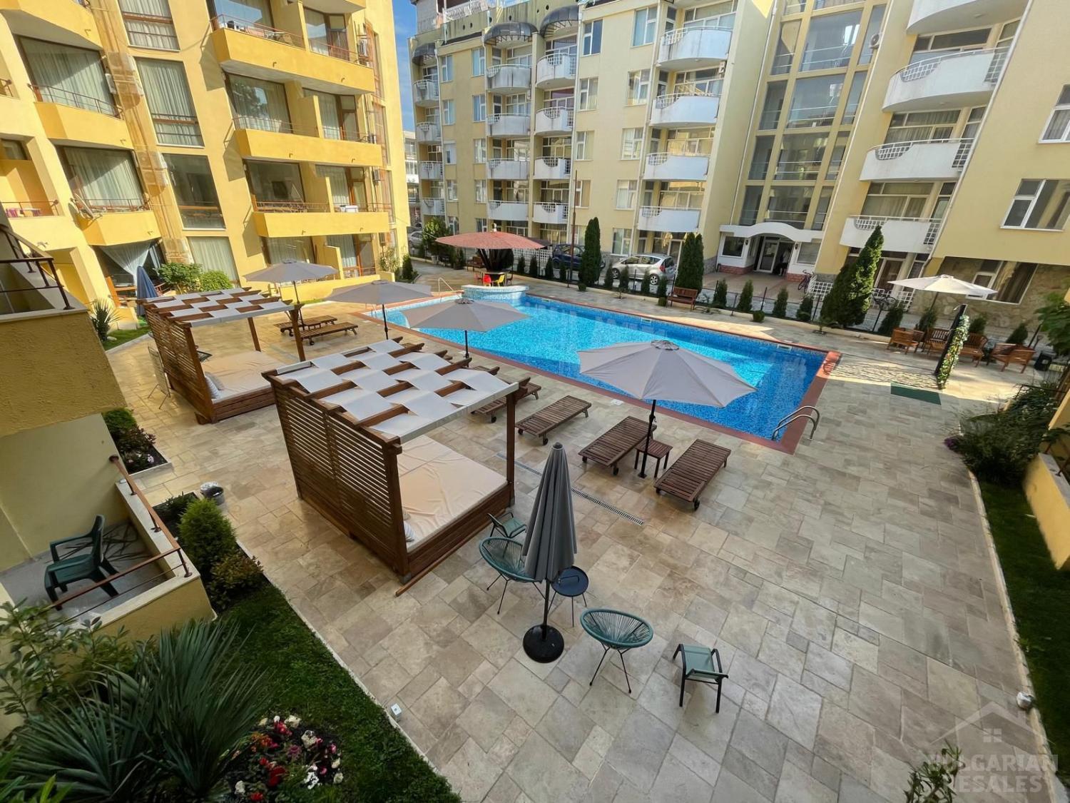 Pool view, 2 bedrooms, 93 m², Sands complex, Sunny Beach ID: 5856 - Photo 10