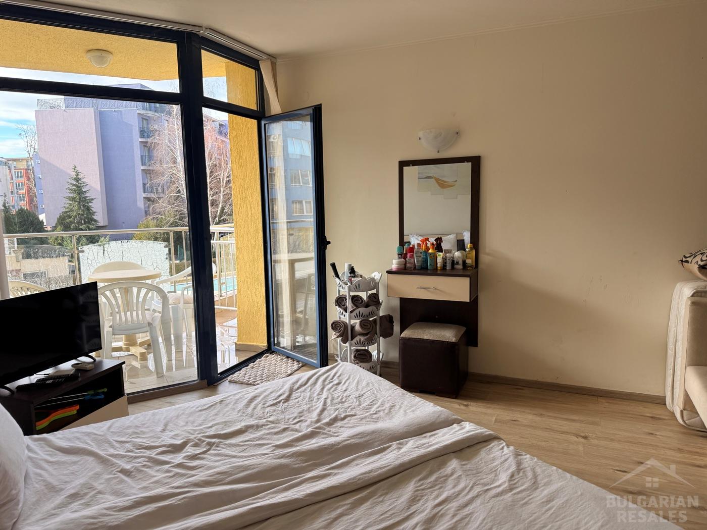 Изглед към басейна! Студио за почивка, курорт Слънчев бряг ID: 5833 - Снимка 5