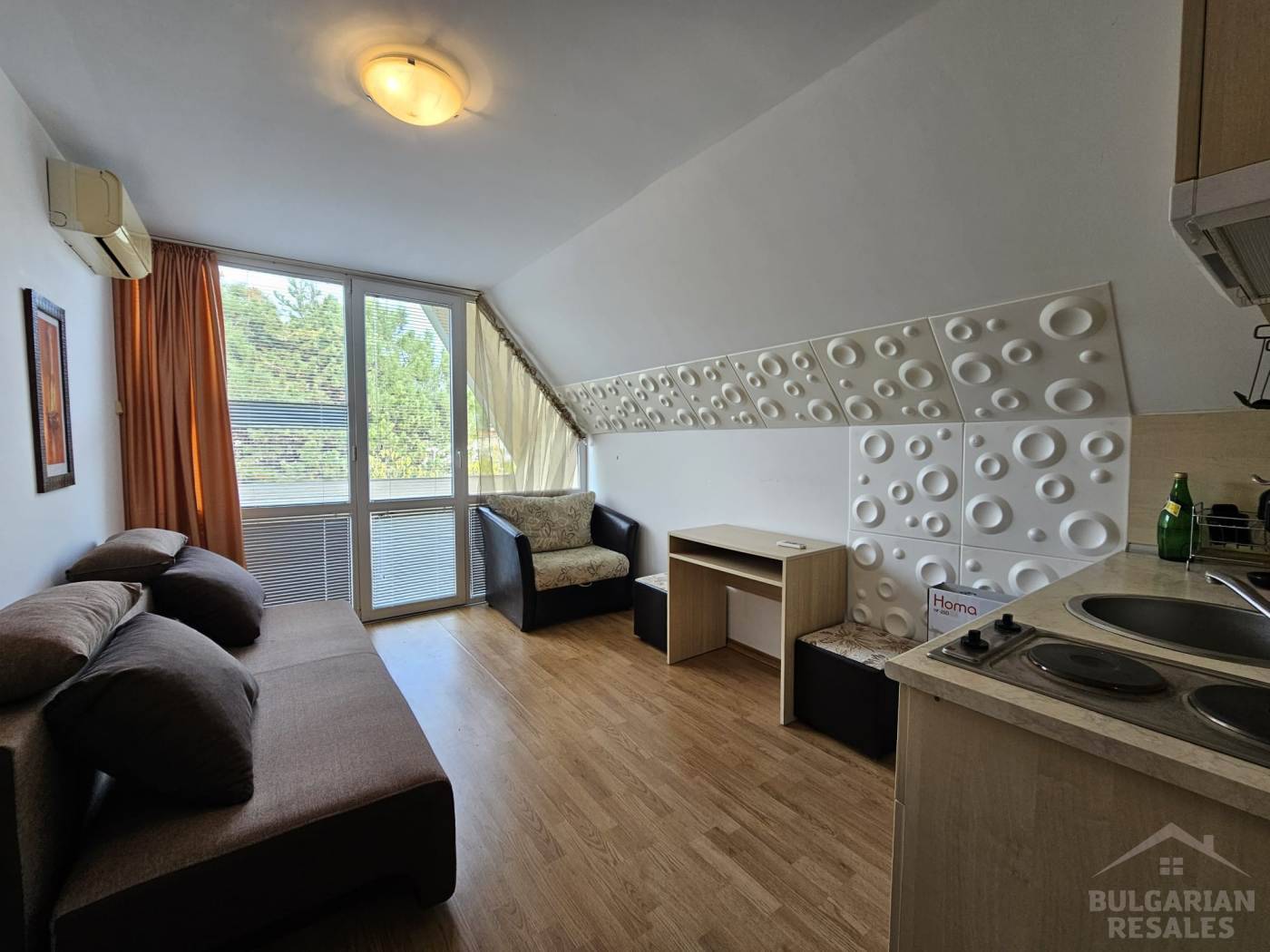 Štúdio v komplexe „Gerber Residence 1“, výhľad na bazén ID: 5877 - Фото5