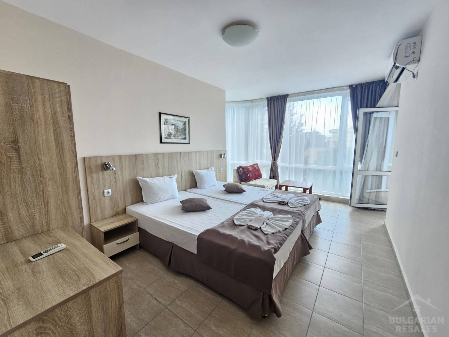 Trzypokojowe mieszkanie w apartamencie „Karlovo” z widokiem na basen ID: 6168 - Фото8