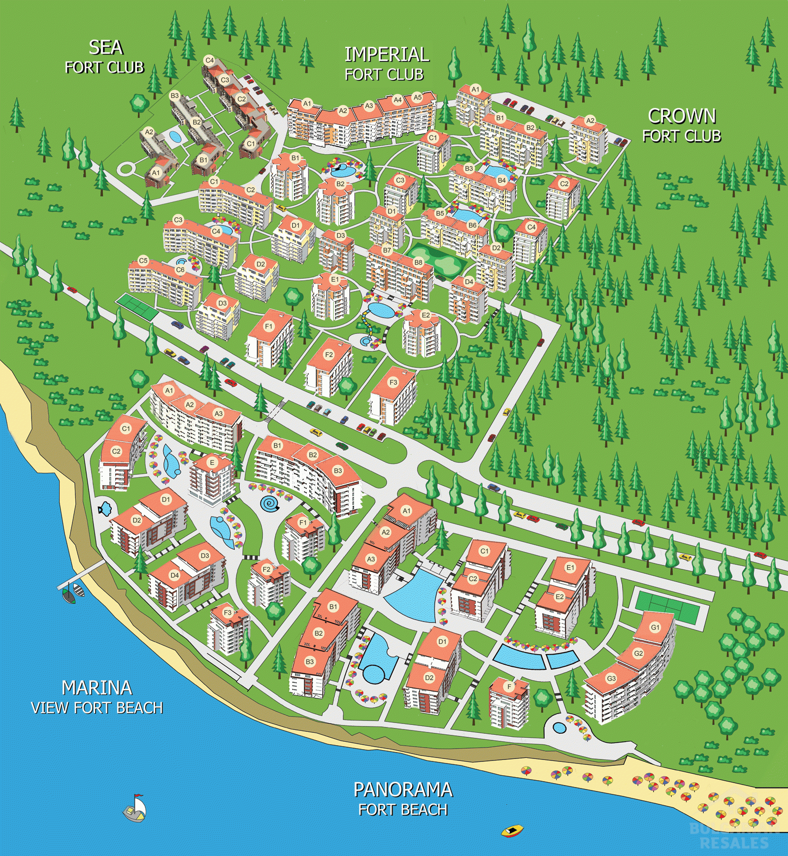 ID128 Студио с изглед към морето в Crown Fort Club ID: 1149 - Снимка 11