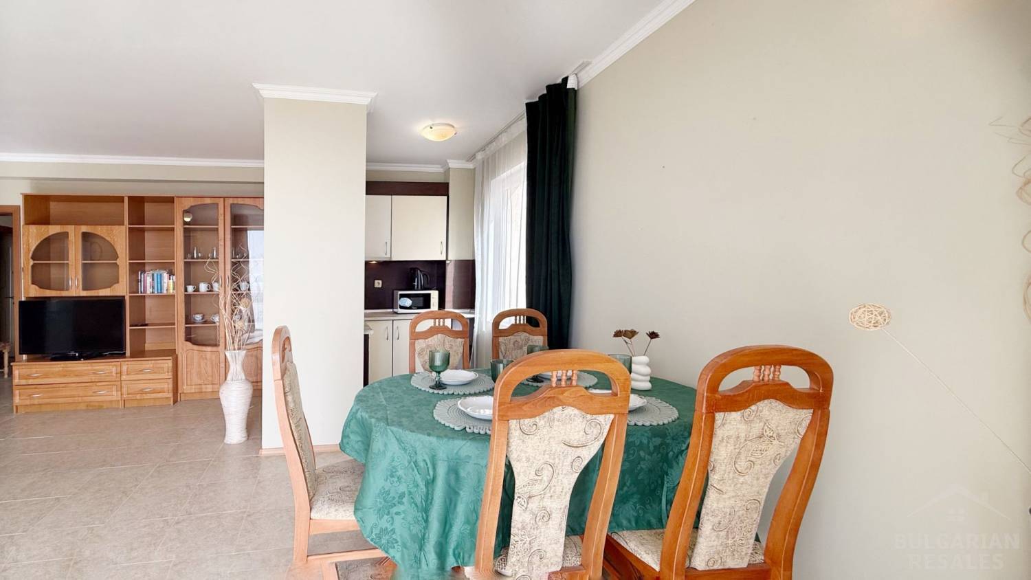 Вид на море! Апартамент с 2 спальнями и камином близко к пляжу, Свети Влас ID: 6082 - Фото 8