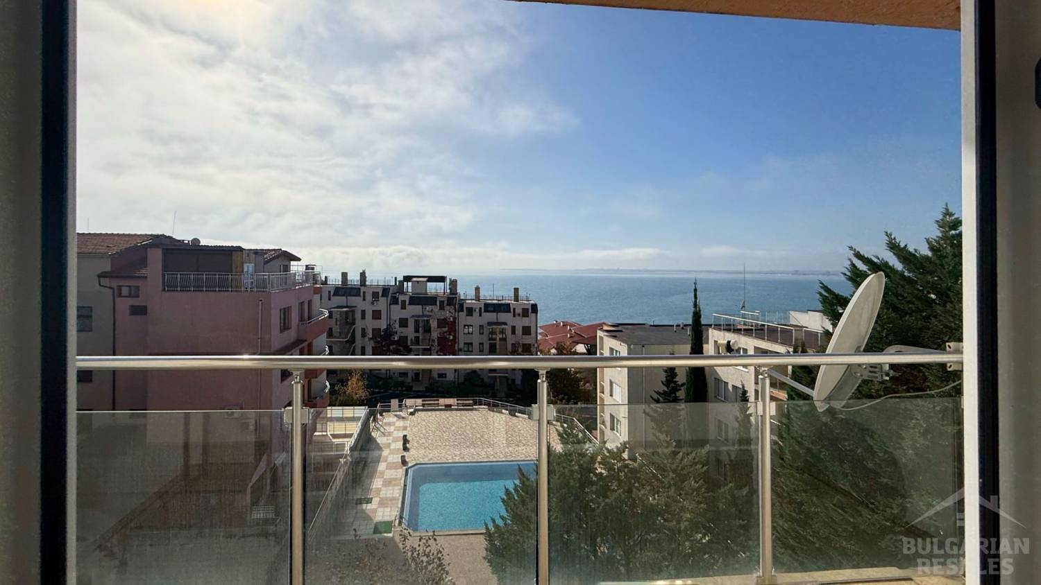 Вид на море! Апартамент с 2 спальнями и камином близко к пляжу, Свети Влас ID: 6082 - Фото 10