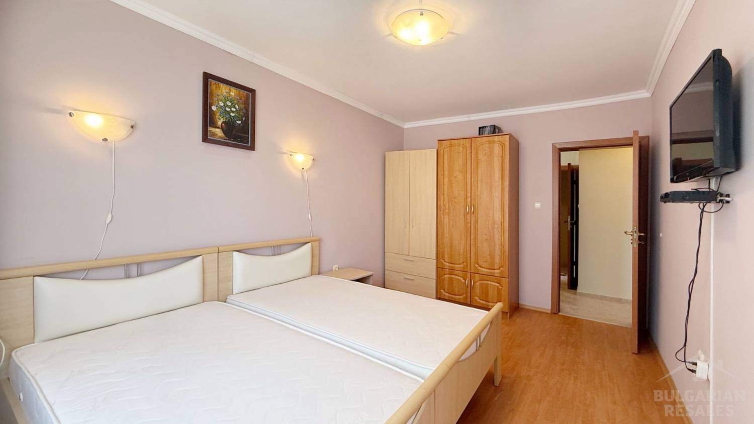 Вид на море! Апартамент с 2 спальнями и камином близко к пляжу, Свети Влас ID: 6082 - Фото 14