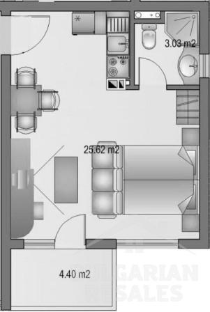 ID1321 Studio w kompleksie Apollon ID: 909 - Фото2