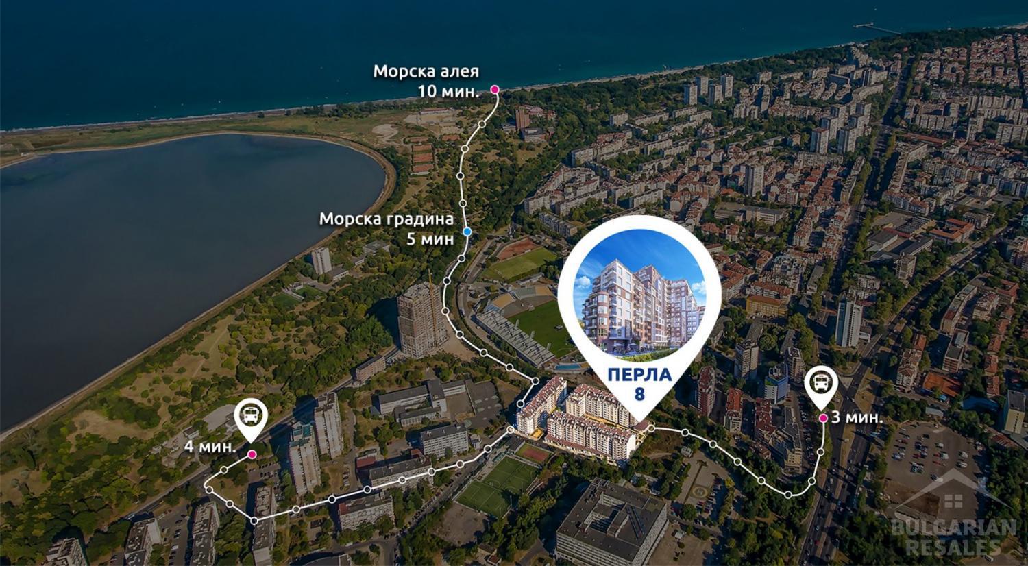 Двухкомнатная квартира в Бургасе ID: 1633 - Фото 2