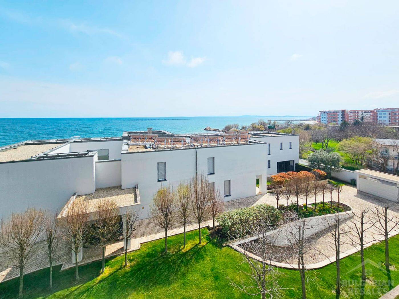 Výhľad na more, moderná rekonštrukcia, 2 spálne, komplex „Oasis“, Ravda ID: 6072 - Фото19