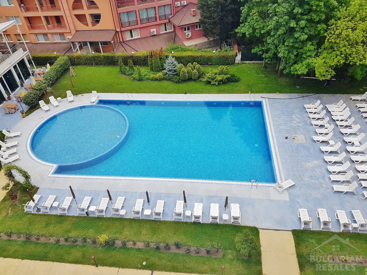 Výhľad na more, moderná rekonštrukcia, 2 spálne, komplex „Oasis“, Ravda ID: 6072 - Фото23