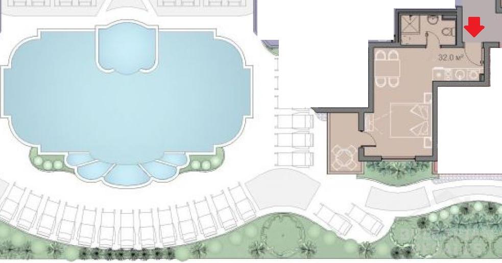 Просторная квартира в элитном комплексе ID: 2113 - Фото10