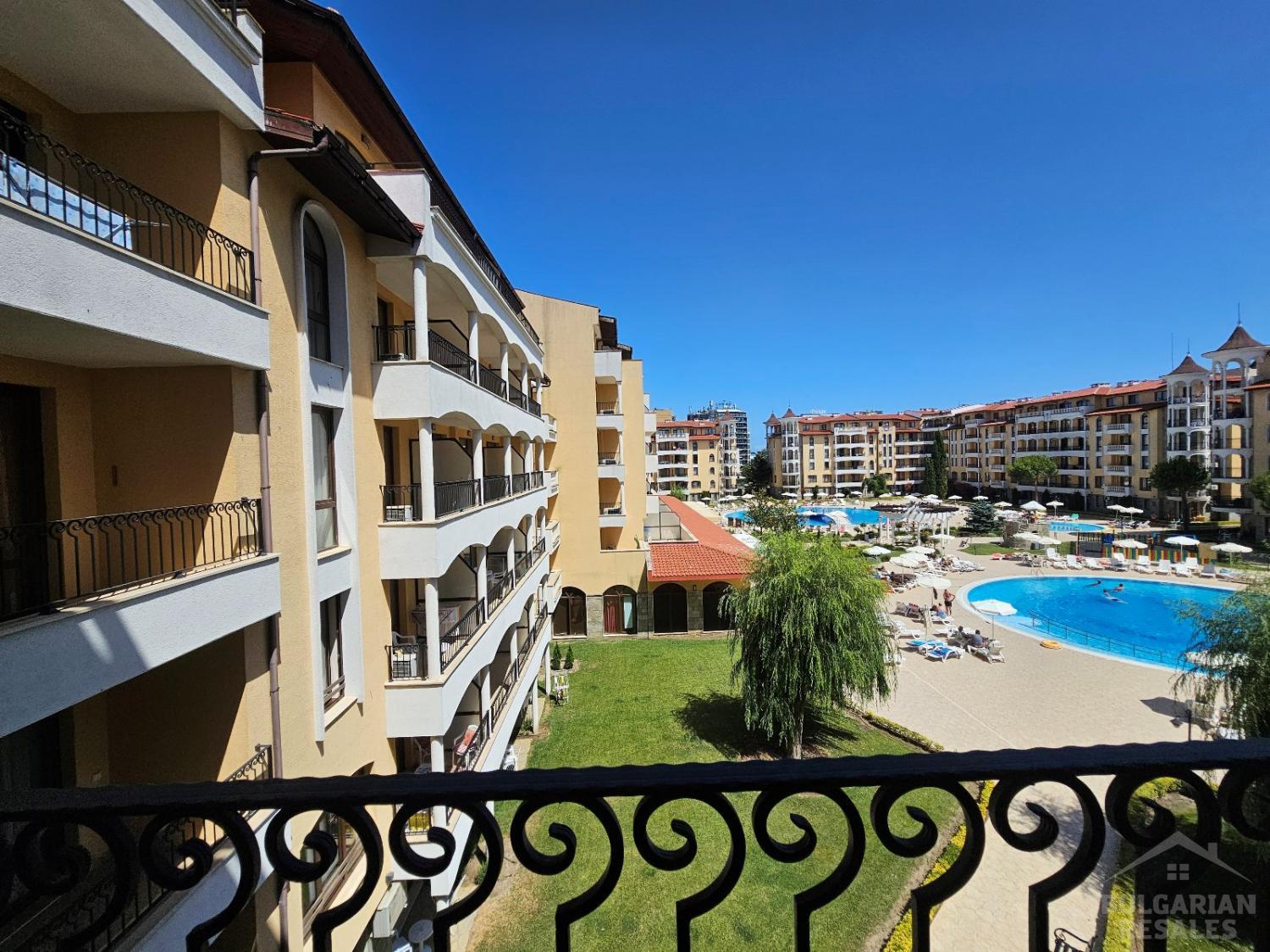 Апартамент с гледка към басейна в един от най-добрите комплекси на Слънчев бряг ID: 4205 - Снимка 2