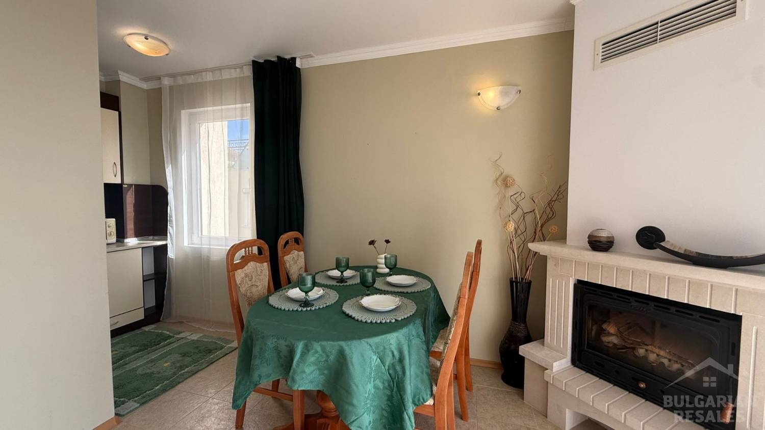 Вид на море! Апартамент с 2 спальнями и камином близко к пляжу, Свети Влас ID: 6082 - Фото 5