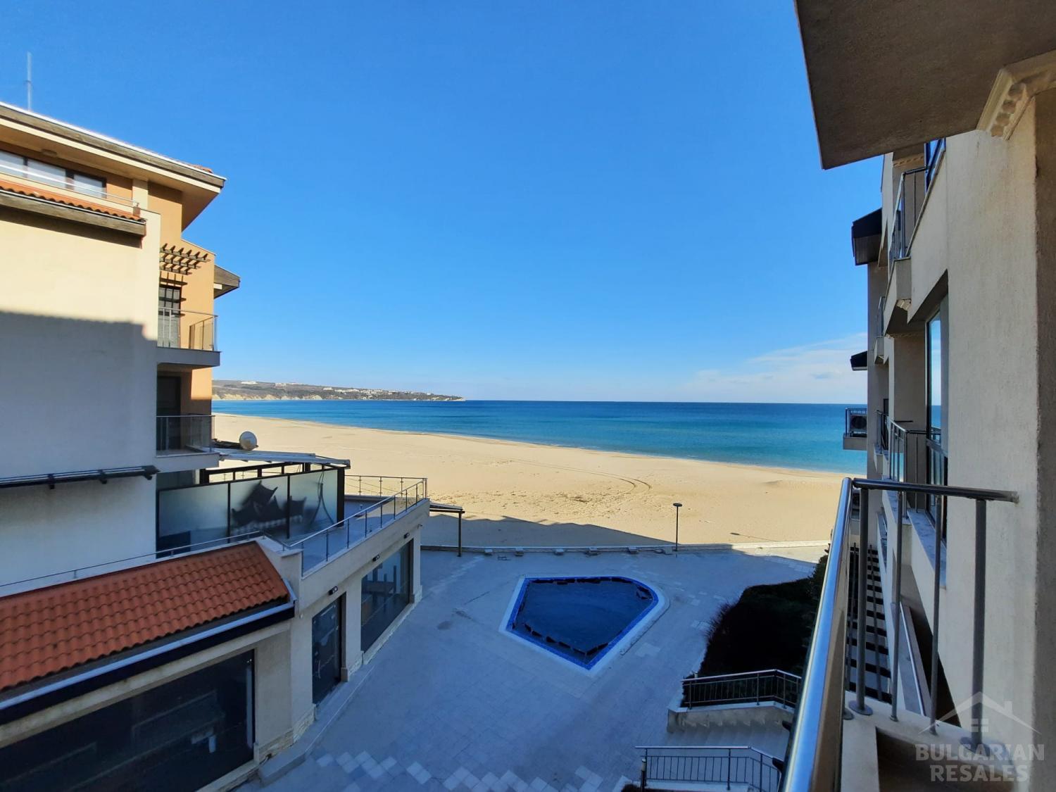 Вид на море из квартиры в комплексе Обзор Бич Резорт ID: 2516 - Фото 1