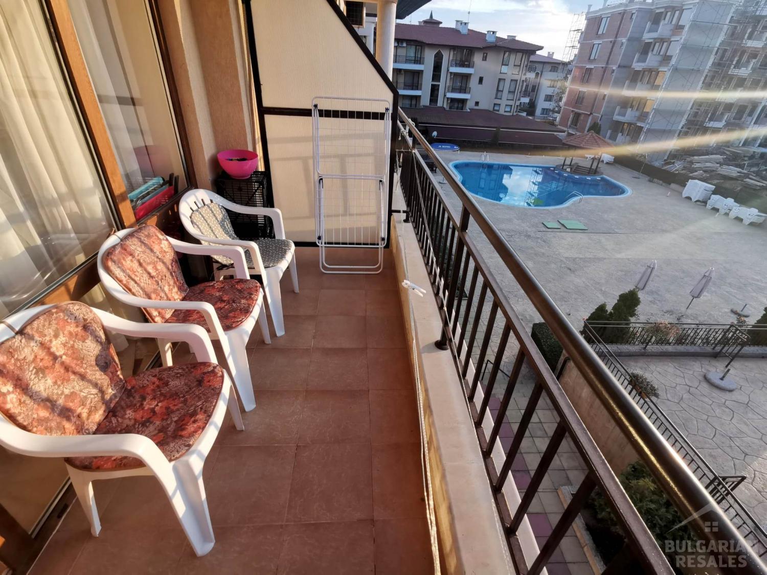 Апартамент с просторен балкон и гледка към басейна ID: 3031 - Снимка 8