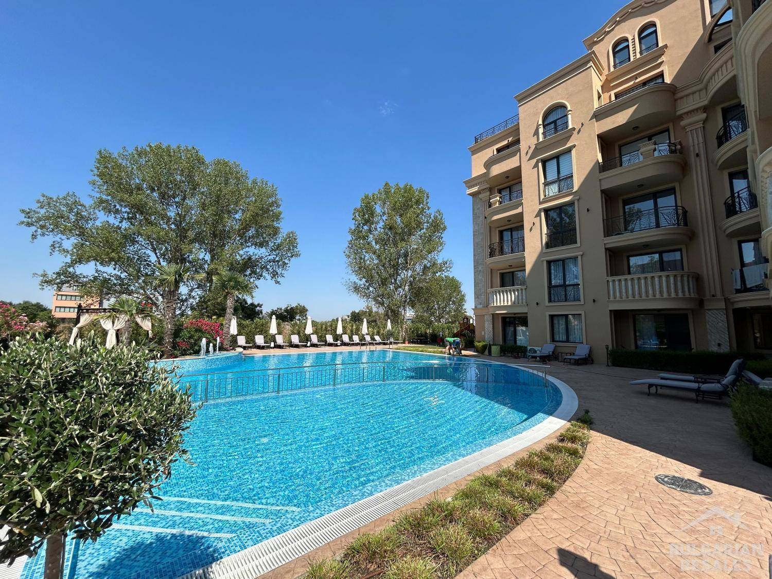 Apartmán s obrovskou terasou a 2 spálňami v komplexe „Aphrodita Green“ ID: 6047 - Фото20