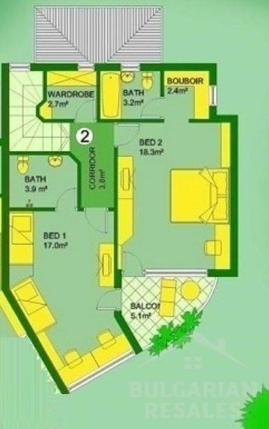 Willa z 2 sypialniami, nadaje się do zamieszkania przez cały rok ID: 5940 - Фото19