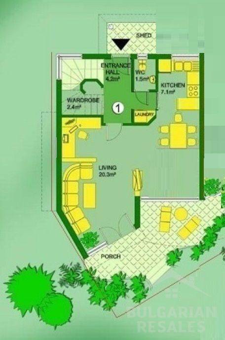 Willa z 2 sypialniami, nadaje się do zamieszkania przez cały rok ID: 5940 - Фото18