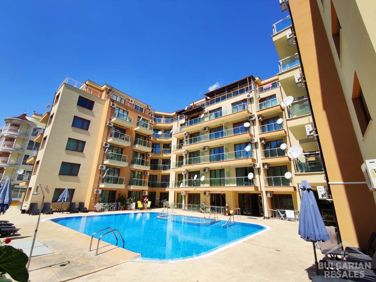 Хубава цена! Студио с изглед към басейна ID: 4541 - Снимка 1