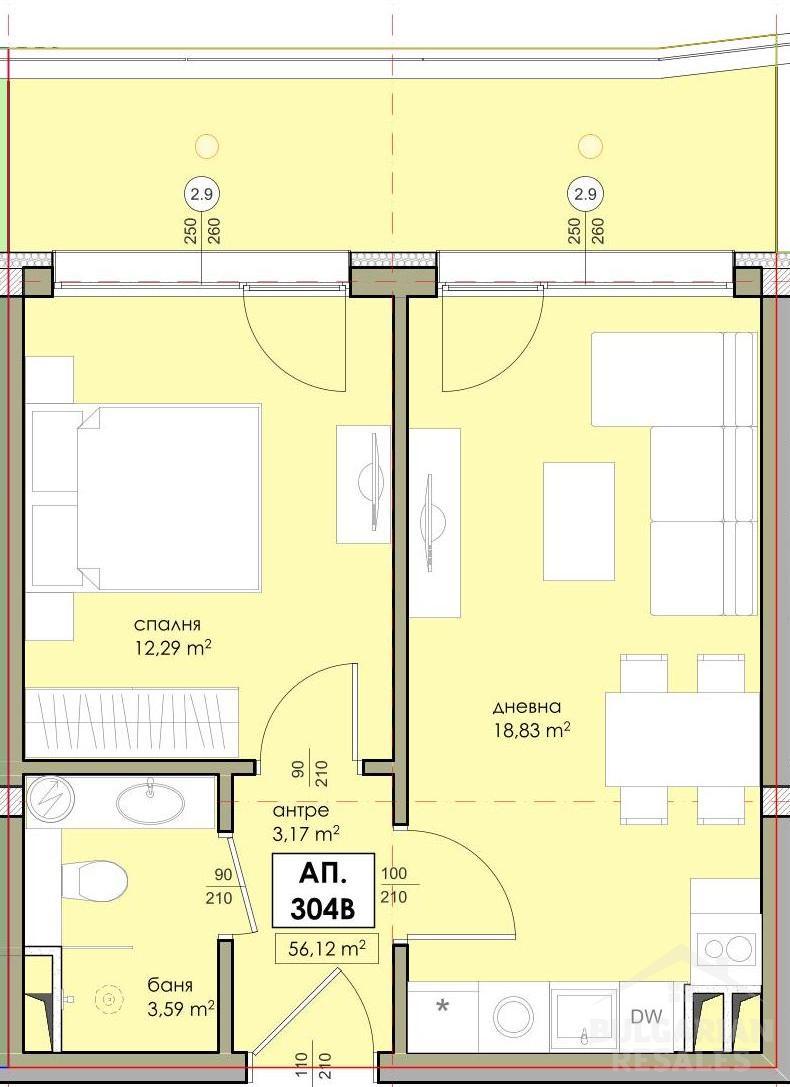 Apartment in the new complex “AMIRA SEA RESIDENCE”, first line ID: 5899 - Photo 2