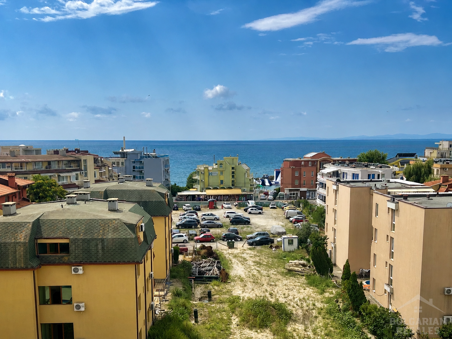 Вид на море и бассейн, 2 спальни, комплекс 