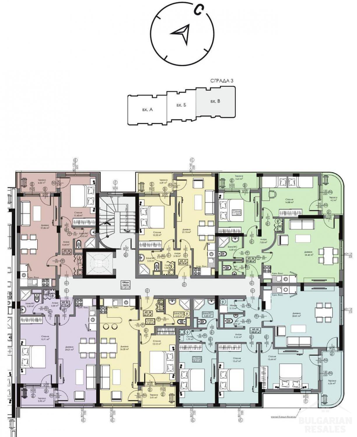Kúpa novostavby v Burgase - byty v novej štvrti 