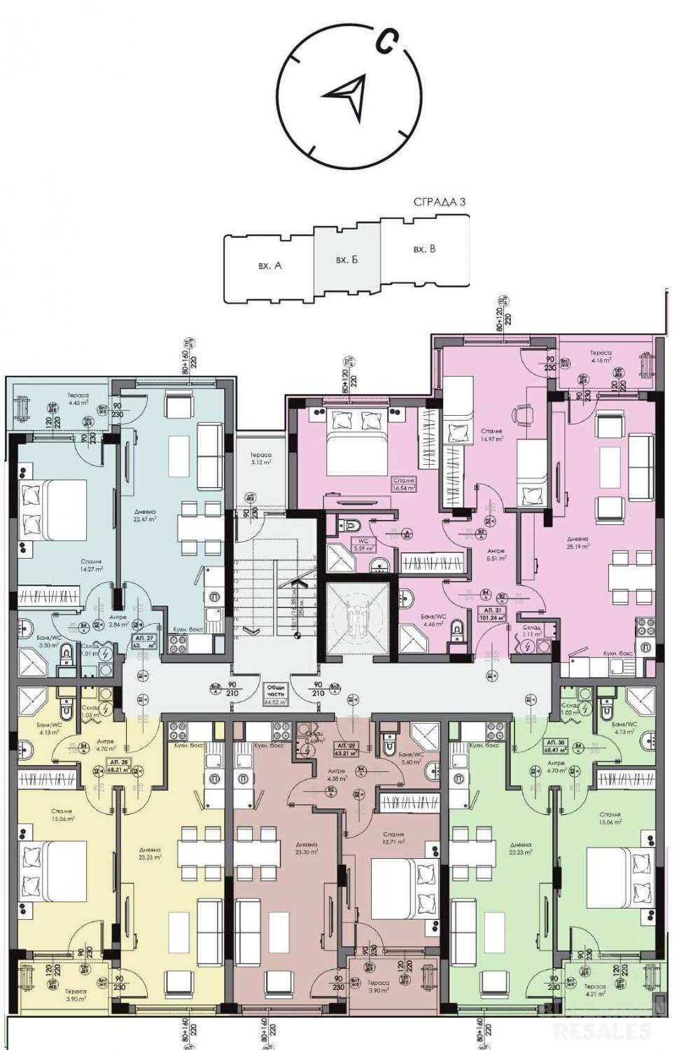 Kúpa novostavby v Burgase - byty v novej štvrti 
