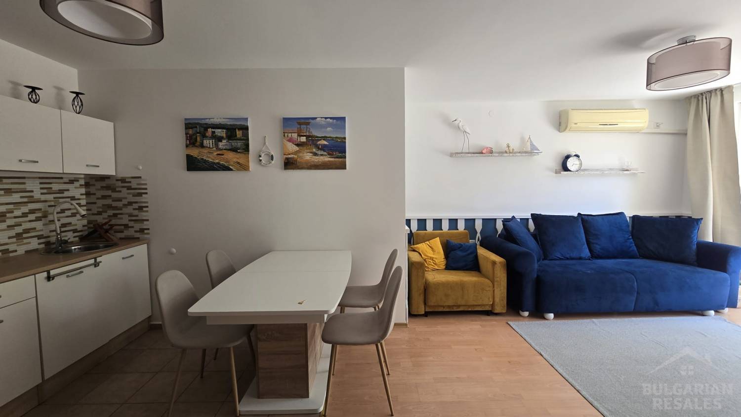 Побързайте да закупите реновиран апартамент в комплекса „Crown Fort Club“ ID: 6076 - Снимка 1