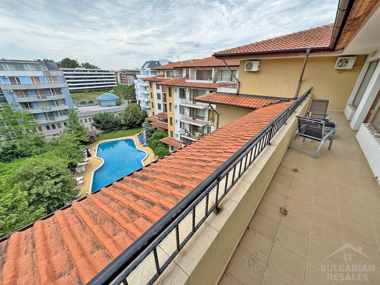 Large terrace, three rooms, pool view, Sunny Beach ID: 6438 - Photo 5