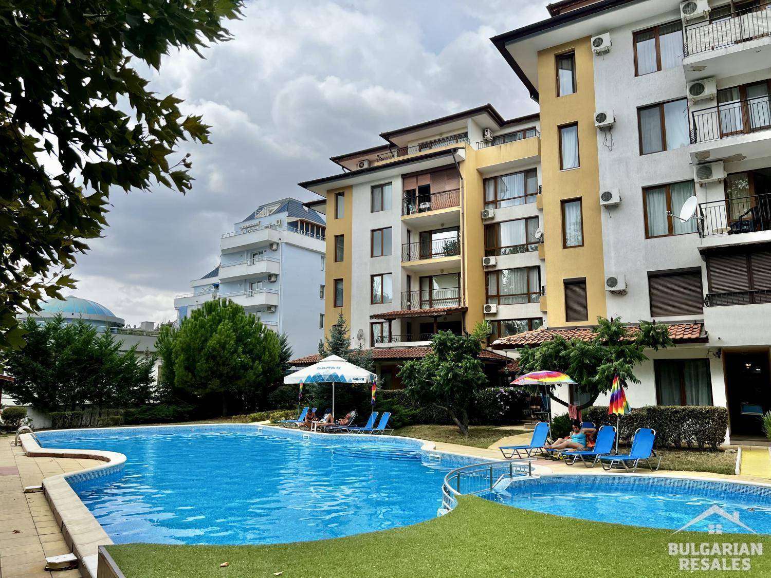 Large terrace, three rooms, pool view, Sunny Beach ID: 6438 - Photo 13