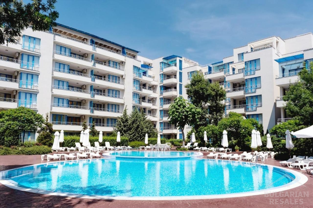 Изглед към басейна! Апартамент в комплекс до брега на морето ID: 5529 - Снимка 1