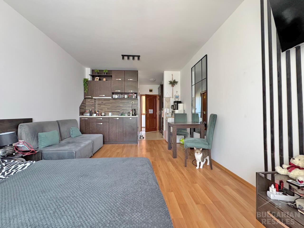 Výhľad na bazén! Štúdio v komplexe s bazénom ID: 5346 - Фото4