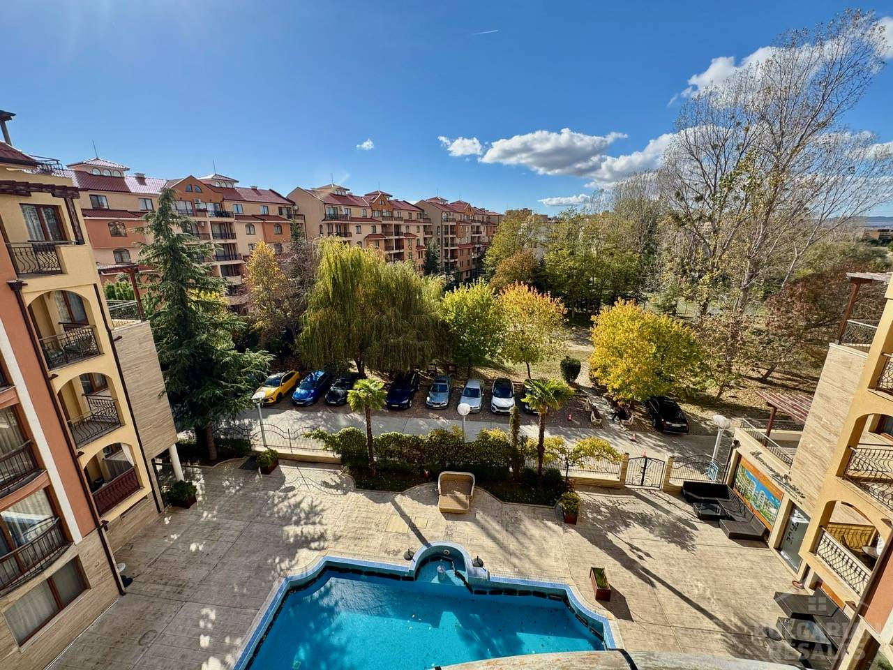 Апартамент с 1 спальней и видом на бассейн, комплекс 