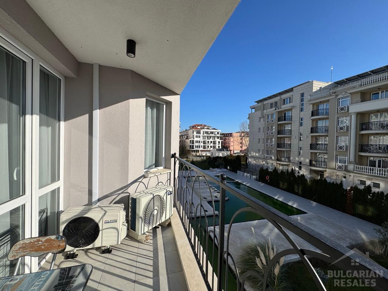 Съвременен ремонт, изглед към басейна, 2 спални, комплекс „J'Adore Secret Garden“ ID: 5849 - Снимка 14